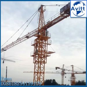 QTZ160 65M Jib Tower Crane 10t Load Construction Projects Machinery