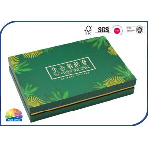 Spot UV Matte Lamination Flocking EVA Rigid Shoulder Box