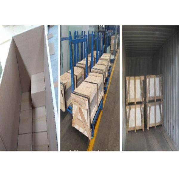 Bulletproof Transparent PV Glass , Low Iron Textured Solar Photovoltaic Glass