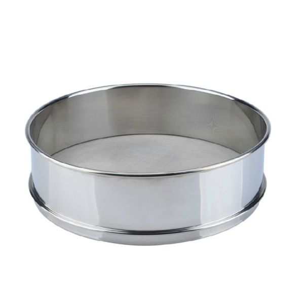 Buy ASTM 8 " Stainless Steel Wire Mesh Sieve , Fine Mesh Sieve Strainer Precision Frame at wholesale prices