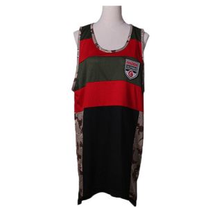 Men Sport Sleeveless Basketball Shirt / Boys Basketball Vest Anti - Pilling