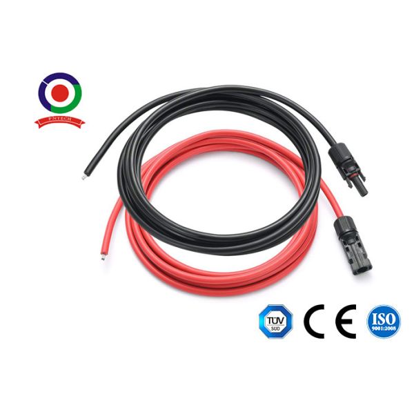 Buy Silver Plated IP67 Low Toxicity Solar Panel Extension Cable at wholesale prices