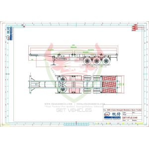 Fuwa Axle 13t 40 Ft Skeleton Air Bag Spring Suspension