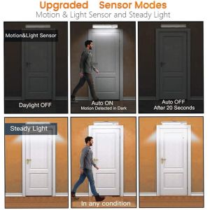 21led Magnetic Battery Operated Stick On Wall Lights 3000K-4750K-6500K