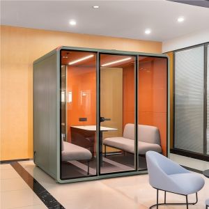 Modern Soundproof Pods Sound Insulate Acoustic Meeting Booth Portable