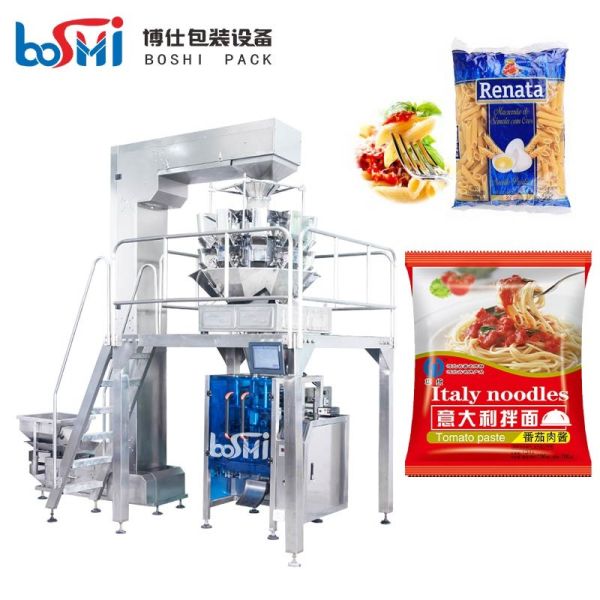 Buy 220V Vertical Packing Machine , Electrical Pneumatic Macaroni Packaging Machine at wholesale prices