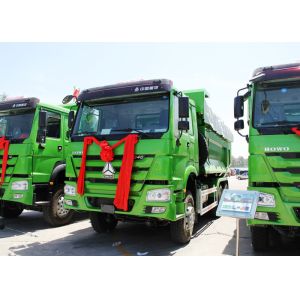 Construction Material Tipper Dump Truck 266 HP - 420 HP Commercial Dump Truck