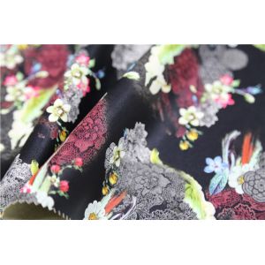 Classic Perfect Decode Style Printed PU Leather With 100% Viscose Backing Fabric