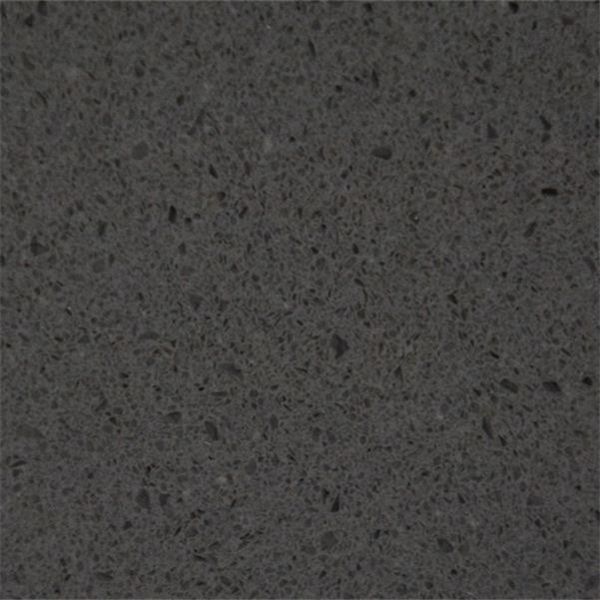 25MM Washable Shadow Grey Quartz Stone For Kitchen Countertops