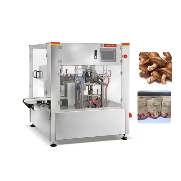 Automatic Grain Biscuit Food Rotary Premade Doypack Bagging Pouch Bag Packing
