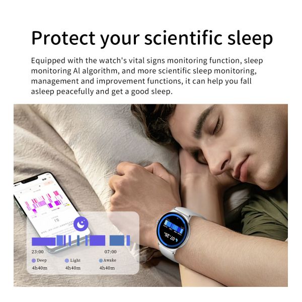 5.1Smart Women'S Bluetooth Watch Round Amoled Display OEM