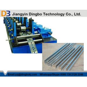China Construction Metal Roll Forming Machine Minimum Tolerance C / U Solar Frame Making on sale