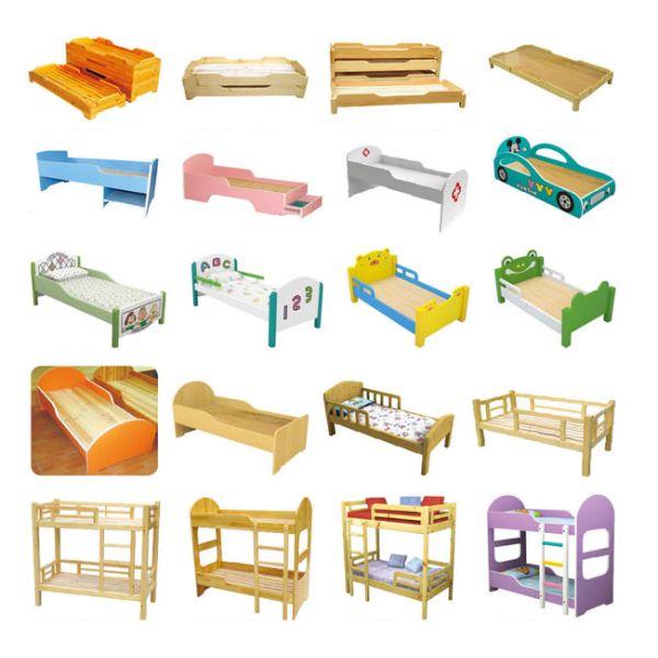 Kids Classroom Furniture , Kindergarten Chairs Preschool For Solid Wood Bed With OEM / ODM
