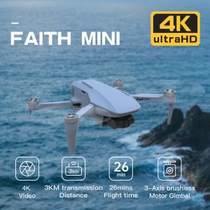 Faith Mini Drone With 4K(3840*2160) Camera 3 Axis Gimbal 26min Flight Mini