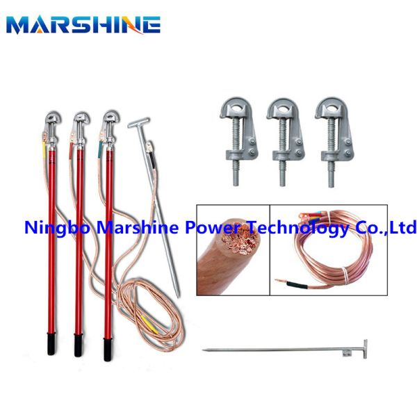 High Voltage Earthing Safety Kits Substation Work Ground Earth Wire Set