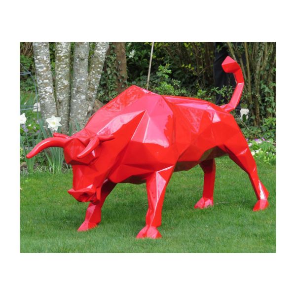 Animal Figure Deer Outdoor Fiberglass Sculpture Life Size For Garden Decoration