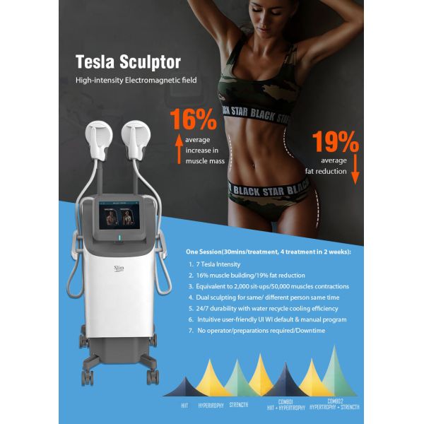 300us Body Slimming Massager Machine High Intensity Electromagnetic
