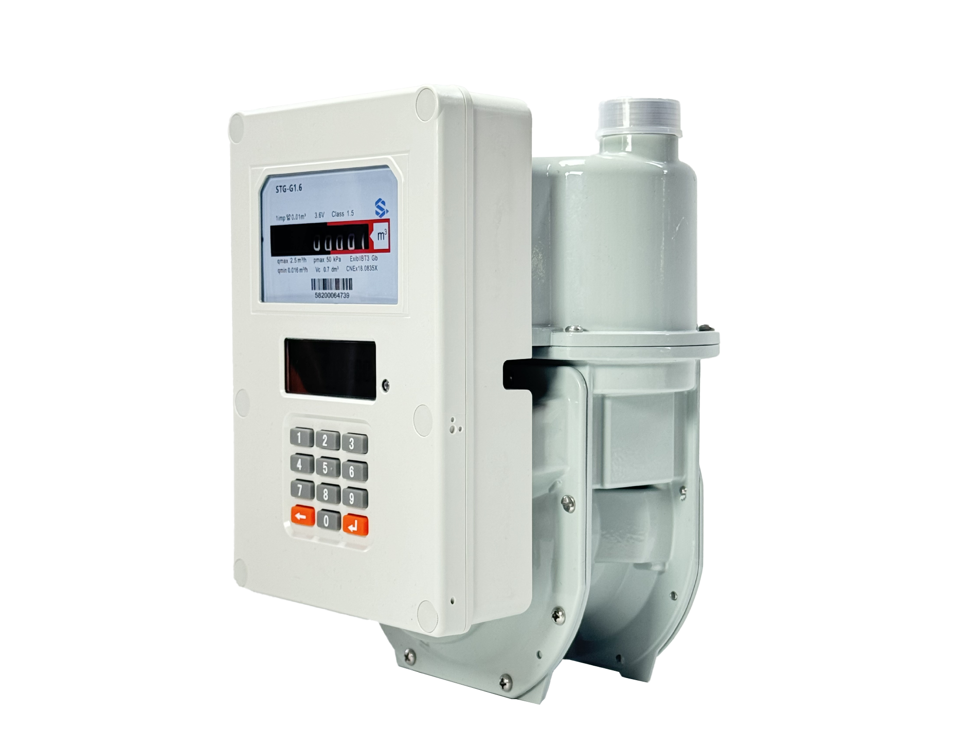 STS Certified Prepaid Gas Meter - Precise Metering, Anti-tampering, Multi