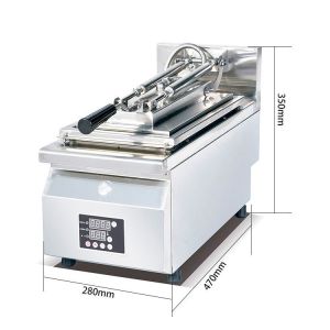 Electrical Dumpling Maker Machine Gyoza Auto Gas Momo Making Machine