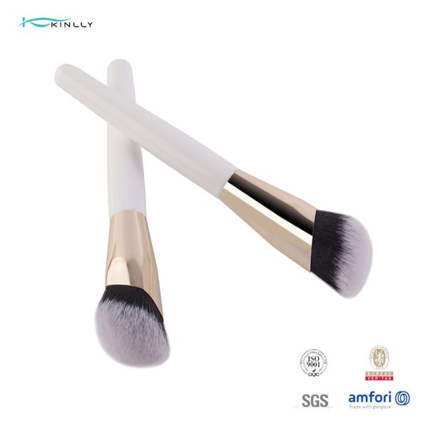 Buy Angled Synthetic Makeup Brush For Blending Liquid Cream powder at wholesale prices