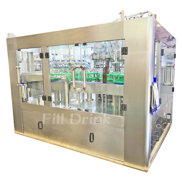1800B/H Beer Filling Machine Stainless Steel Automatic Beer Bottle Filler