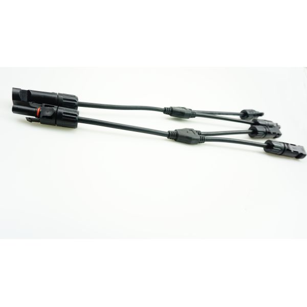 Y Branch Type Y Solar Panel Connector Female to Male for Photovoltaic System