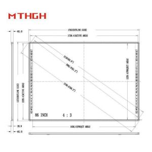 86 Inch Educational Whiteboard Infrared Interactive Whiteboard with Projector