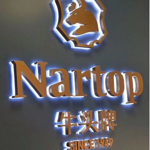 New LED acrylic backlit 3d billboard letter logo