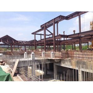 Prefabricated Building Steel Frame For A Structure Steel Hotel