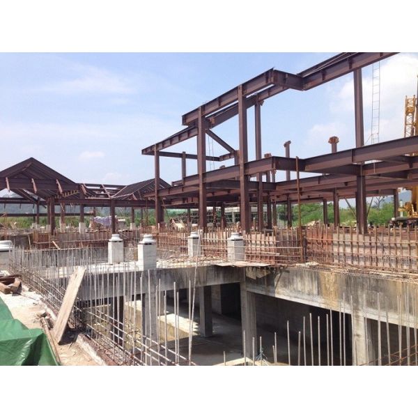 Buy Prefabricated Building Steel Frame For A Structure Steel Hotel at wholesale prices