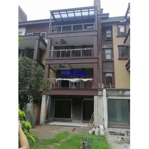 Airtightness Powder Coat Aluminum Casement Windows Apartment Project