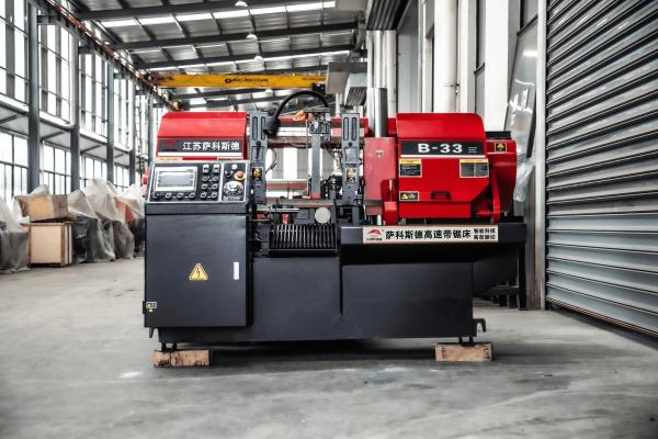 Aerospace Manufacturing Horizontal Band Saw Machine 4kw Vertical Bandsaw For