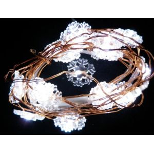 Fresh:Led copper wire string light,white color
