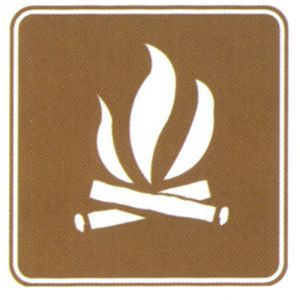 Tourist Attractions Brown Travelling Sign Reflective Film Sheet and Aluminum