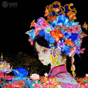 Flower Fairy Chinese Traditional Lantern for Festival Exhibition