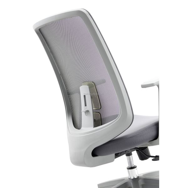 M-062B Mid back gray swivel mesh chair ergonomic executive high back office chair