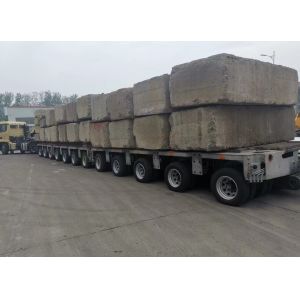 Customized 200t Hydraulic Axle Modular Trailer With ABS Braking System