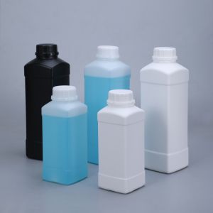 Long Lasting 500ML Square Plastic Bottle Easy Filling And Pouring