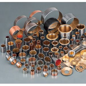 Pump Bronze Shaft Slit Bushings DIN1494 / ISO3547 Flange Bearings