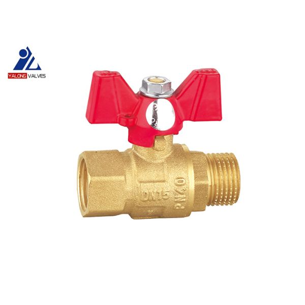 2.0Mpa Brass Ball Valve BSP Half Inch Pex Ball Valve Female X Male