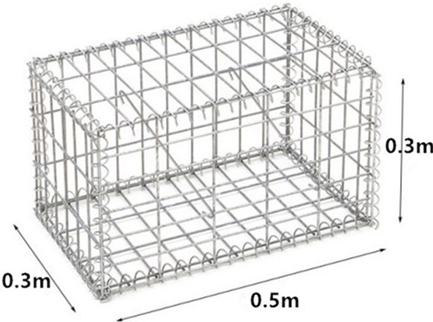 Buy 5mm Galvanized 0.5x0.3x0.3m Welded Mesh Gabion Baskets at wholesale prices