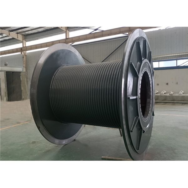 Buy Steel Grooved Cable Drum Customized Axle Length 200mm-3000mm at wholesale prices