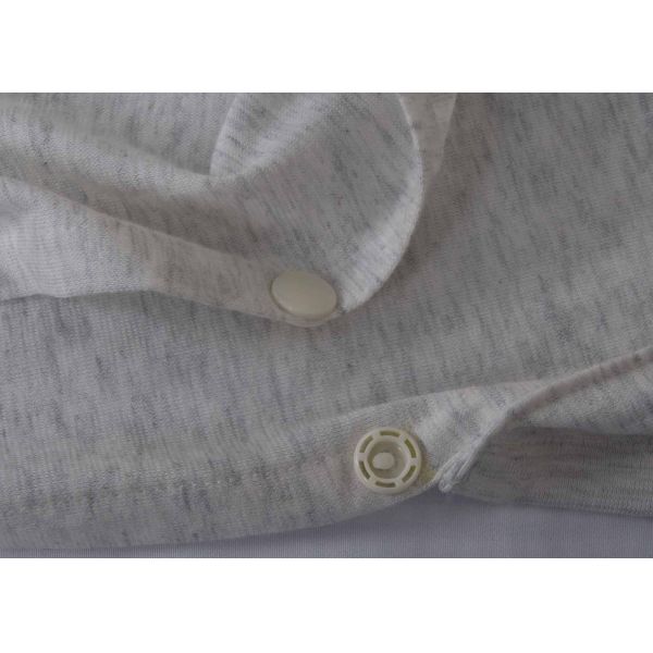 Gray Modern Bedding Sets 100% Cotton Single / Double Sleeping Bags For Bedroom