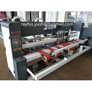 Paper Carton Folder Gluer Machine Auto Feeding Counting Stacking Output
