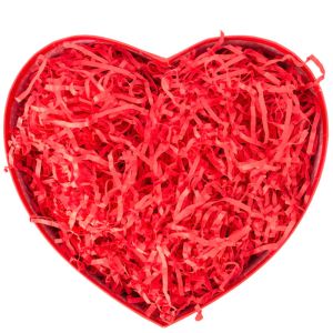 Cosmetic Box 17gsm Red Shredded Tissue Paper Eco Friendly Kraft