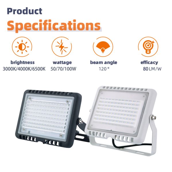 100w High Mast LED Solar Flood Lights SMD5730 IP65 For Indoor Warehouse
