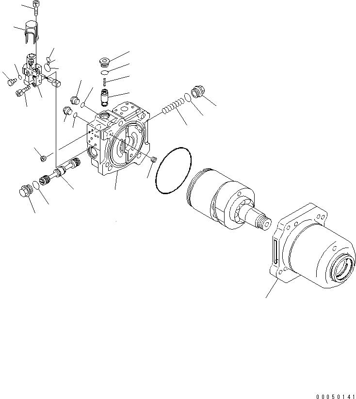 708-7H-00613 708-7H-00612 7087H00613 708-7H-11410 708-7R-01631 For Komatsu D475ASD-5E0 D475A-5E0 BULLDOZERS Parts Hydraulic FAN MOTOR COOLING SYSTEM