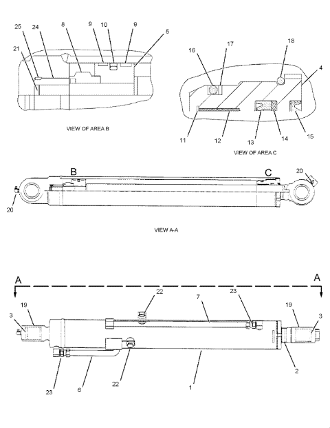 CA2712173 271-2173 2712173 Arm Cylinder Seals Kit For C-A-T 303 CR