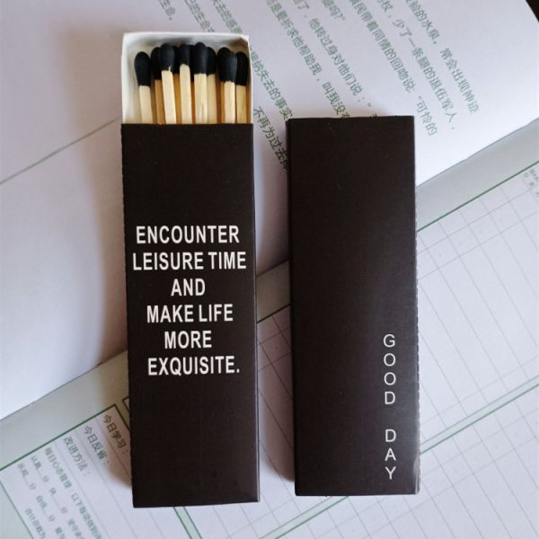 Buy 100mm Box Matches Customized Logo Printing Candle Matches at wholesale prices