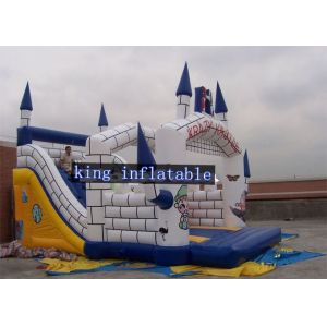 Quality Inflatable Park Slide Bouncer White Castle Kids Bouncy House Slide for sale